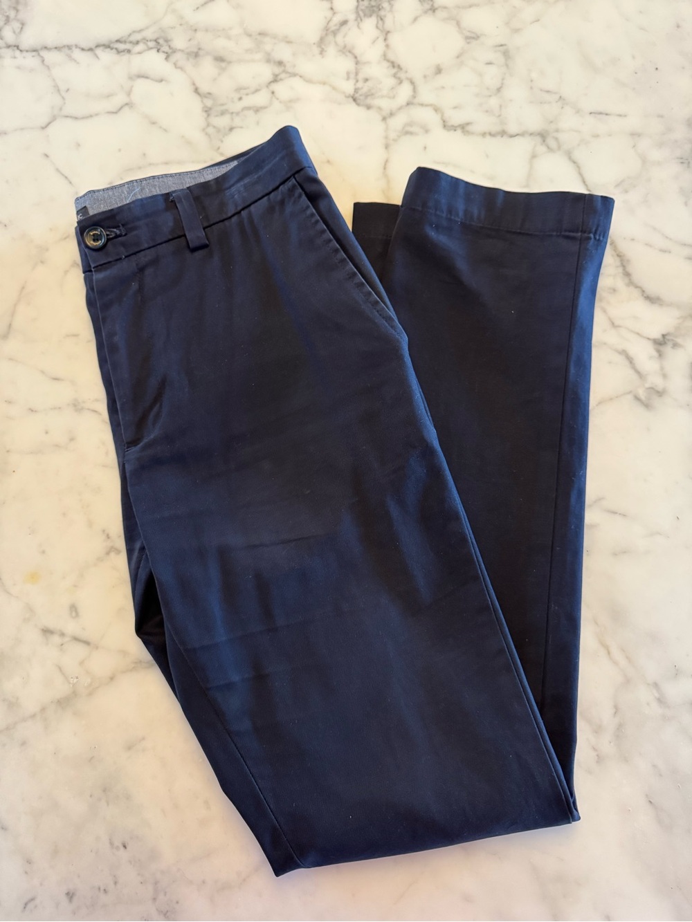 Banana Republic Men's Navy Blue Chino Pants 30x32 Slim Fit